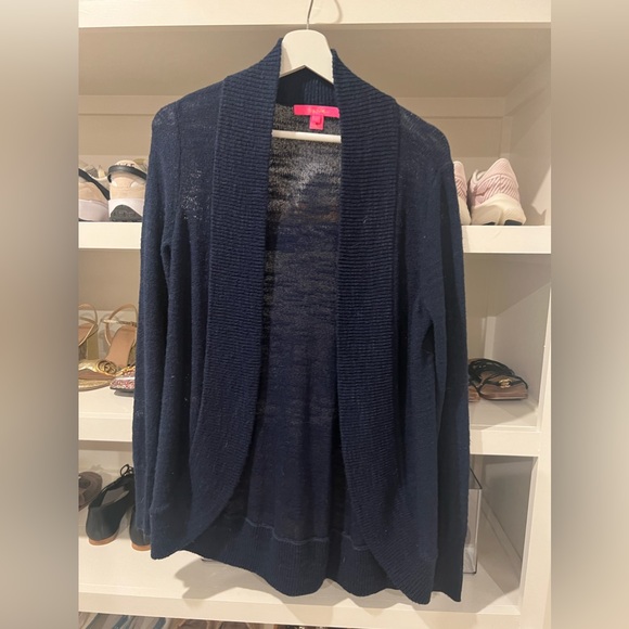 Lilly Pulitzer Sweaters - Navy Lily Pulitzer cardigan
